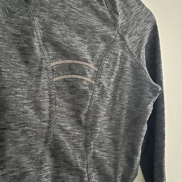 Athleta Cya Hope Jacket Double Zip Dark Gray Size Small Athletic Yoga Workout - Picture 10 of 11